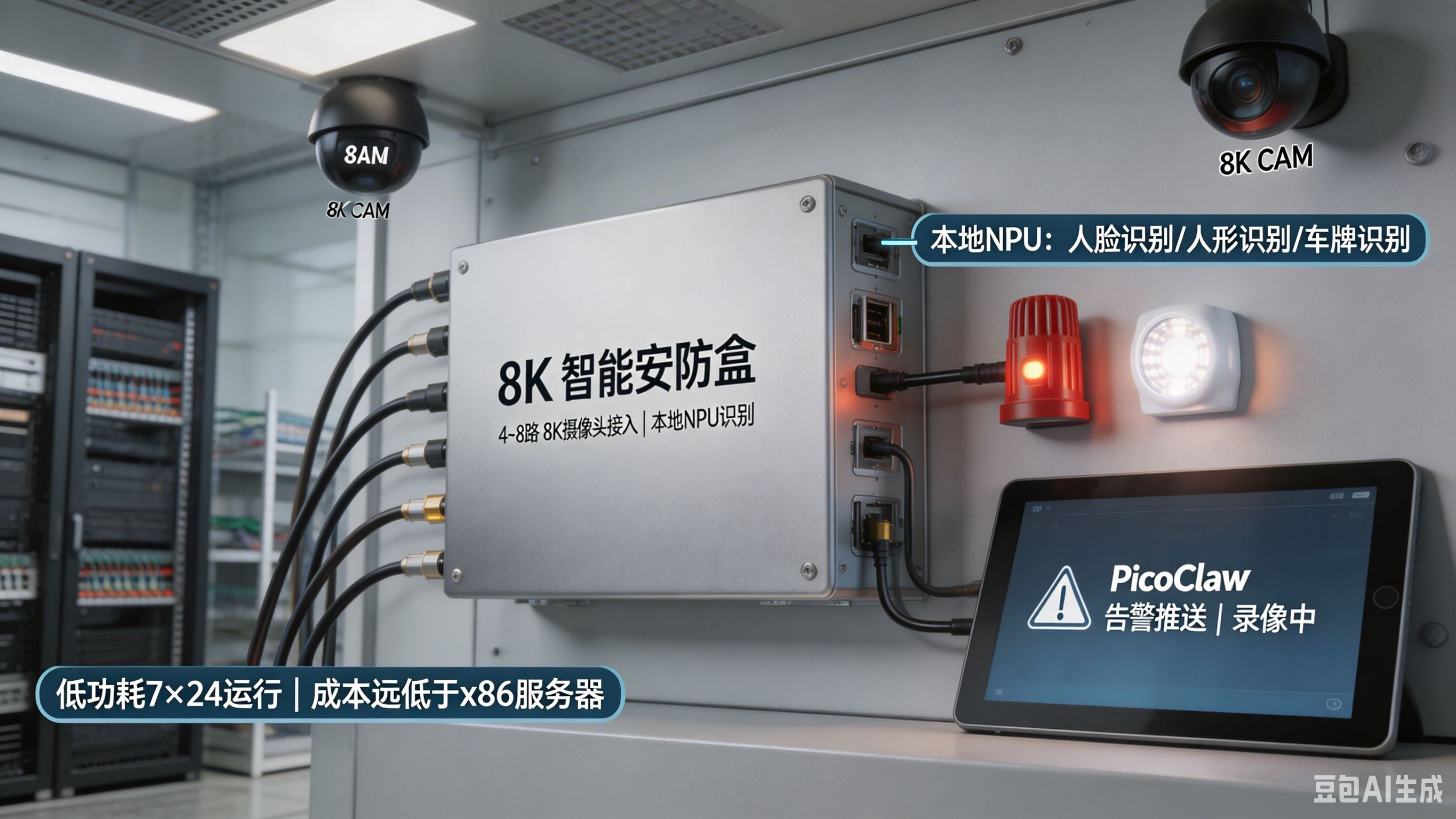 8K 智能安防盒