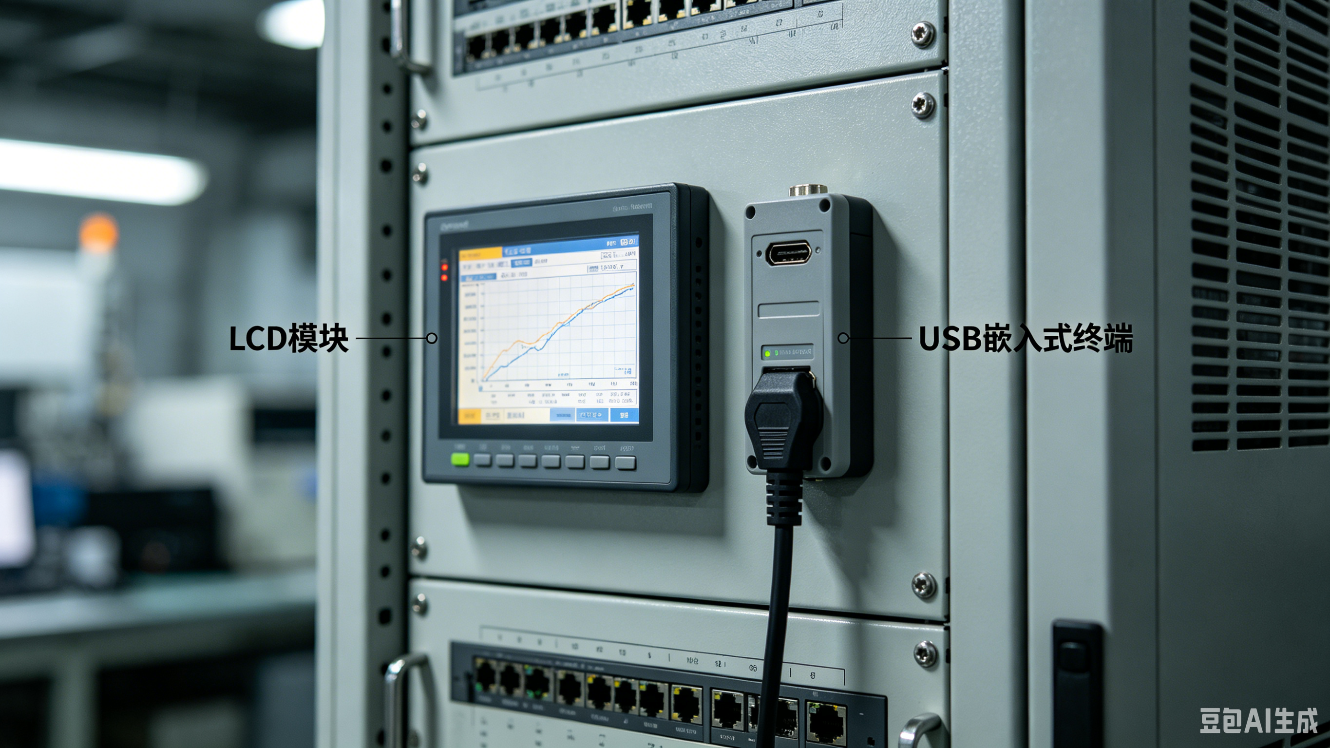 LCD模块与USB